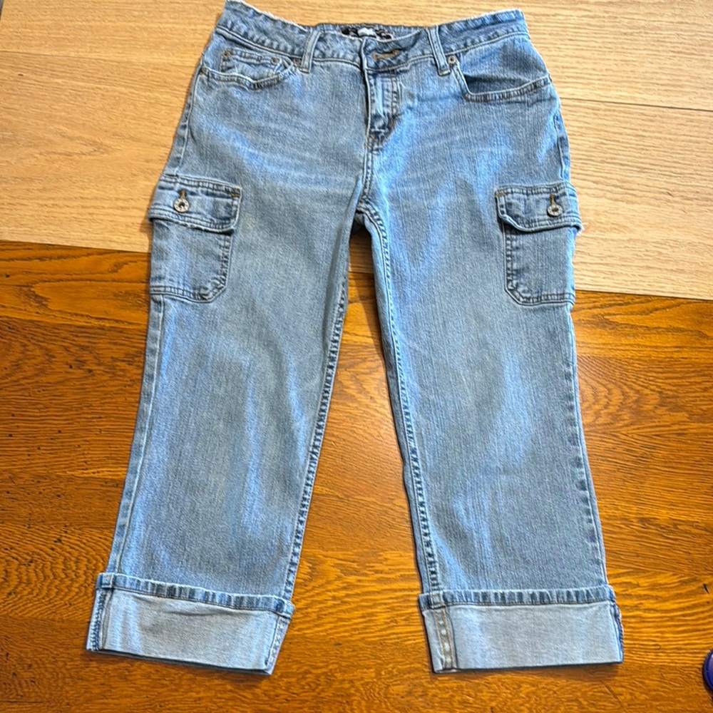Rave R4R Stylish Denim Cargo Pants. Size 11